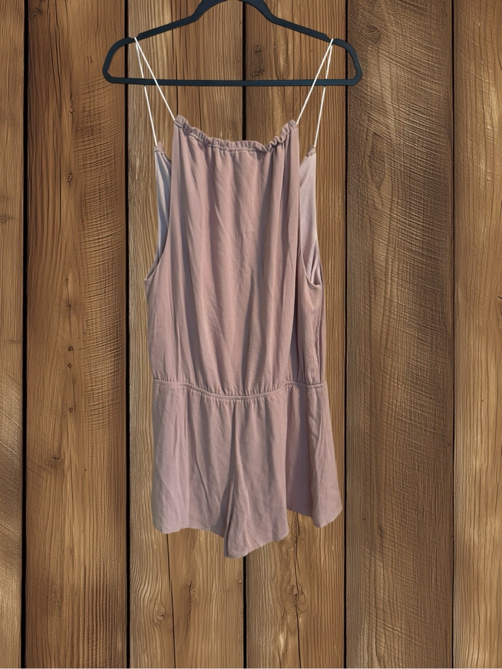 Lulus “Barcelona Beauty” Blush Pink Embroidered Tassel Boho Romper Size Large - Picture 8 of 14